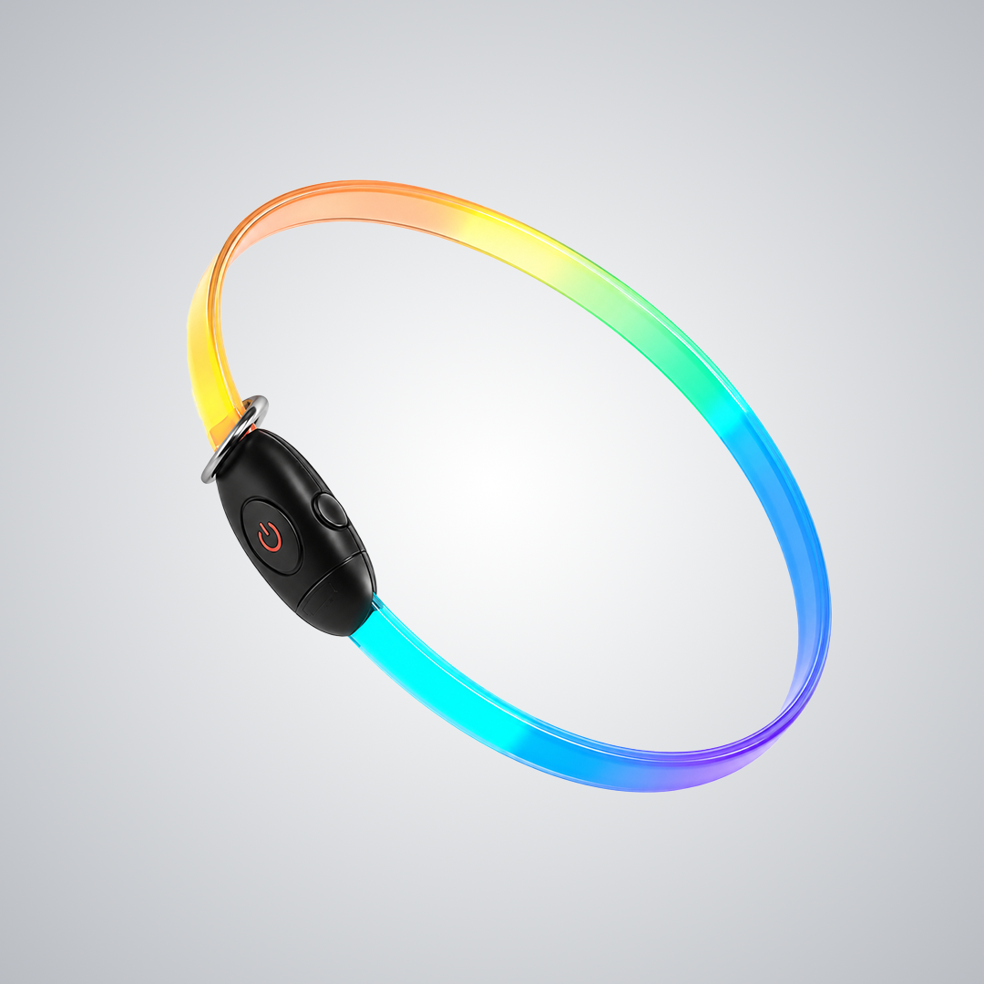 Gradient LED dog collar
