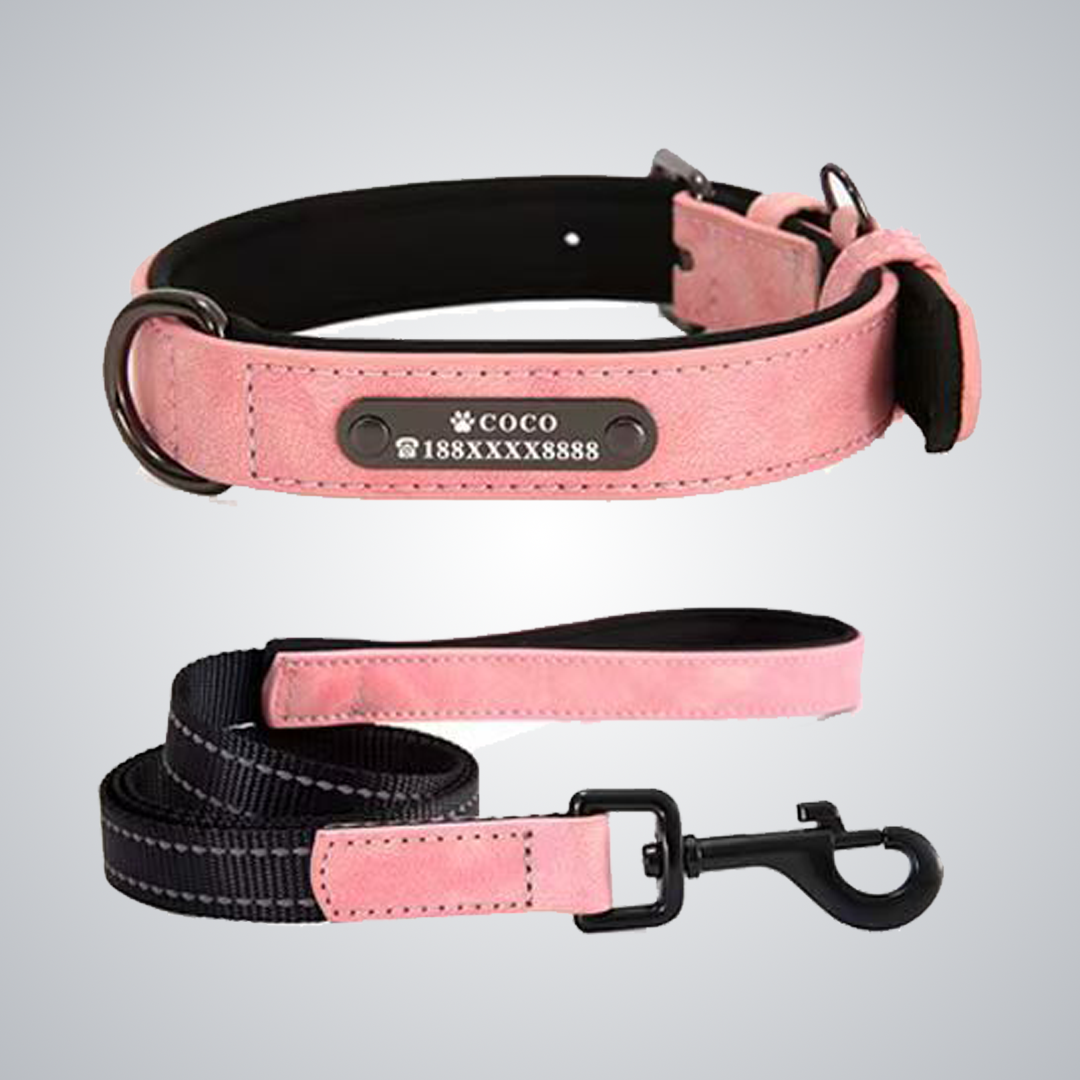 Custom reflective pet collars