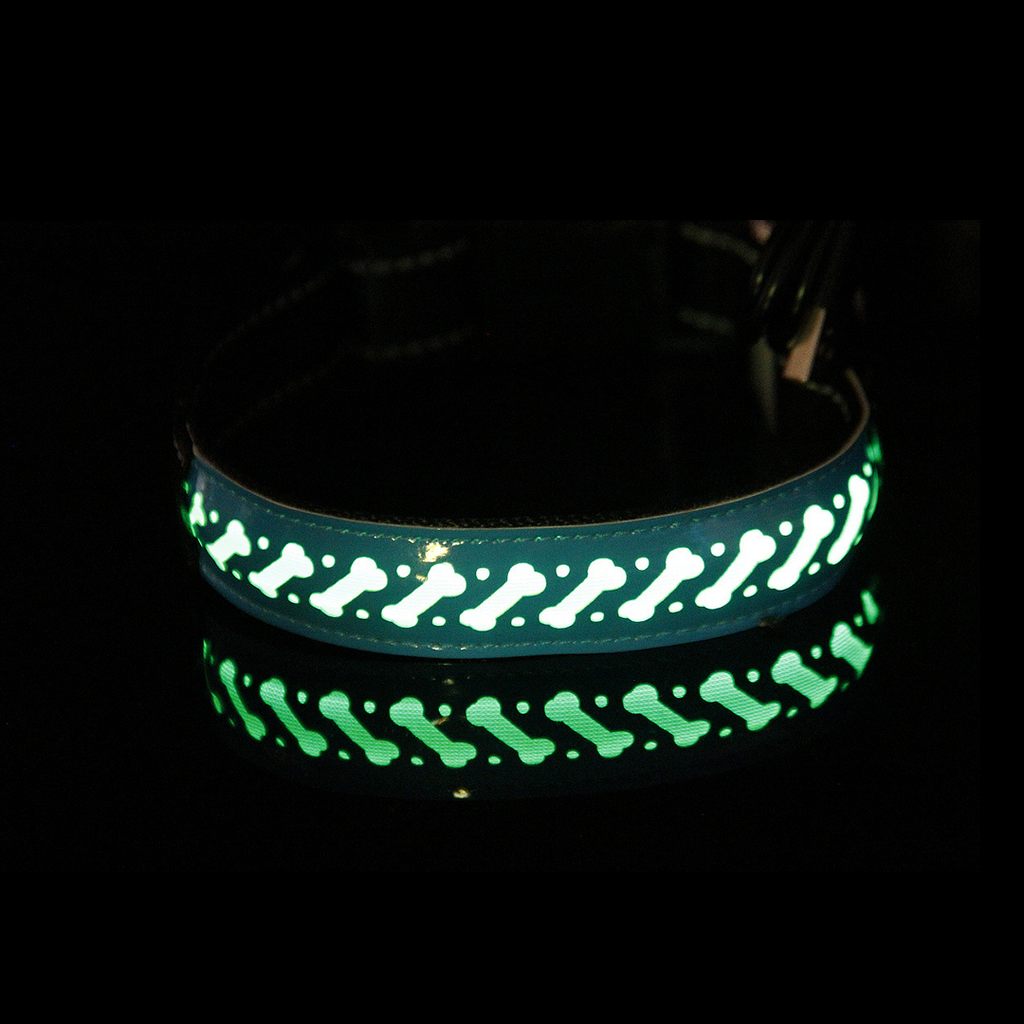 Hollow out LED dog collar