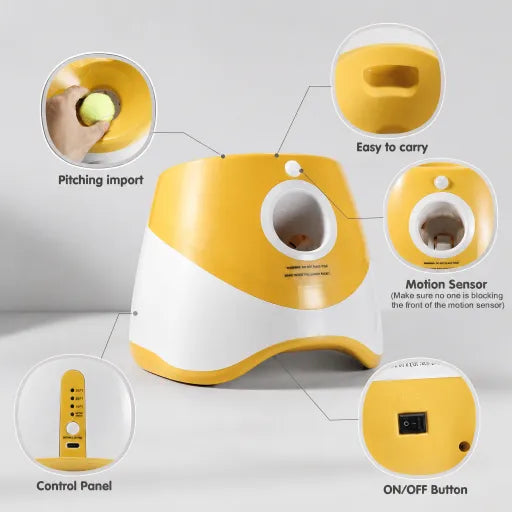 Pet pitching machine