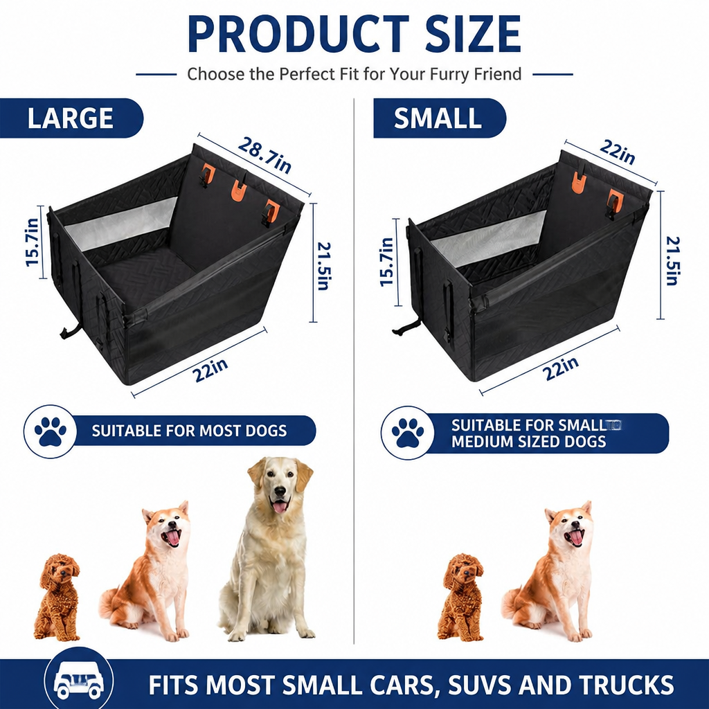 Car rear seat pet cushion/banner