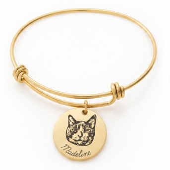 Personalized Pet Portrait Bangle