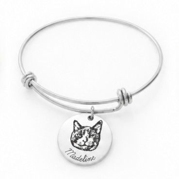 Personalized Pet Portrait Bangle