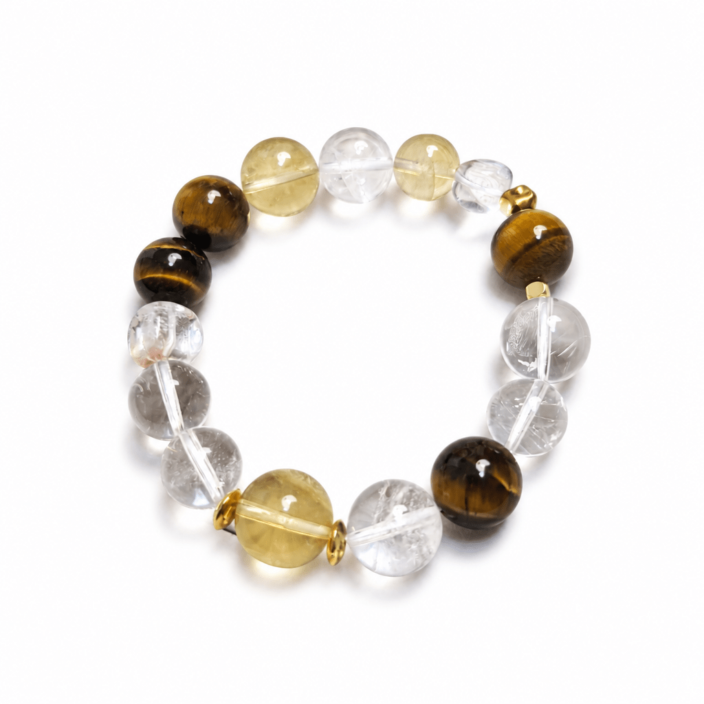 Citrine Crystal Leather Pet Collar with Matching Owner Bracelet - lumipup