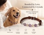 CrystalBond™ Matching Pet & Owner Bracelet Set - lumipup