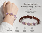 CrystalBond™ Matching Pet & Owner Bracelet Set - lumipup