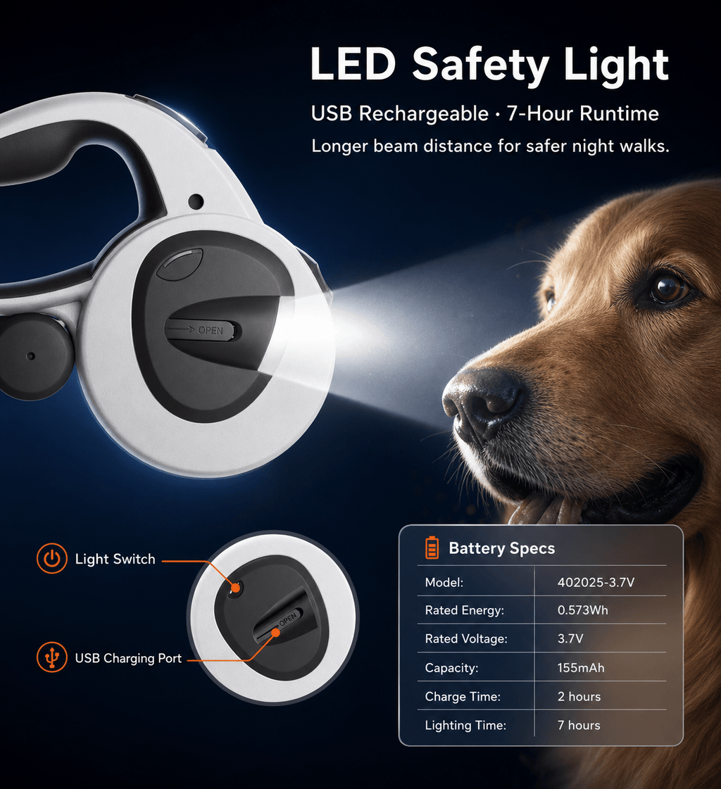 LED dog leash - lumipup