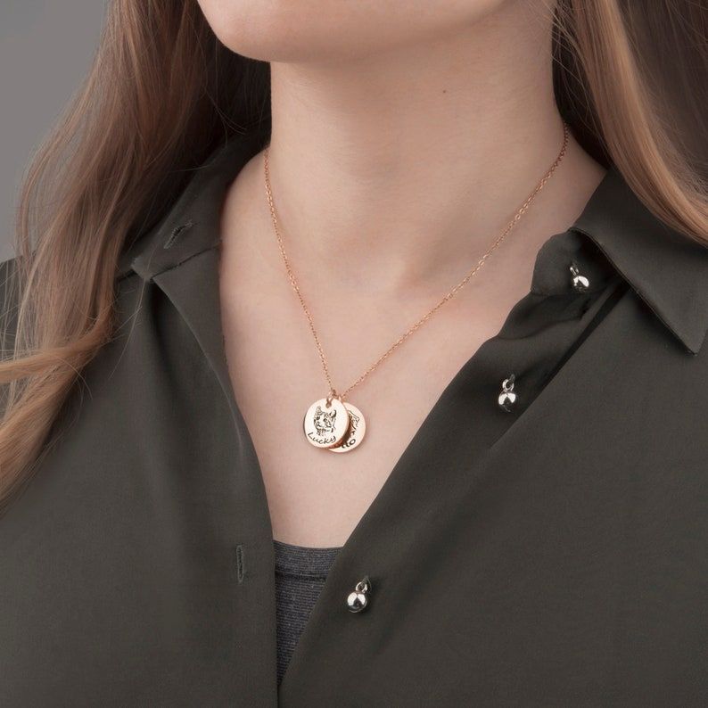 Pet Portrait Name Necklace - lumipup