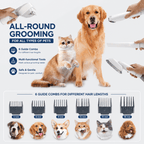 Pet vacuum hair clipper - lumipup
