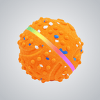Safe material pet automatic rolling flashing chew ball - lumipup