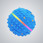Safe material pet automatic rolling flashing chew ball - lumipup