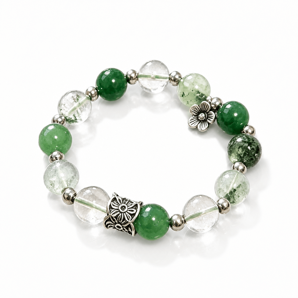 The "Forest Harmony" – Matching Pet Collar & Owner Bracelet Set - lumipup