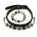 The "Forest Harmony" – Matching Pet Collar & Owner Bracelet Set - lumipup