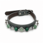 The "Forest Harmony" – Matching Pet Collar & Owner Bracelet Set - lumipup